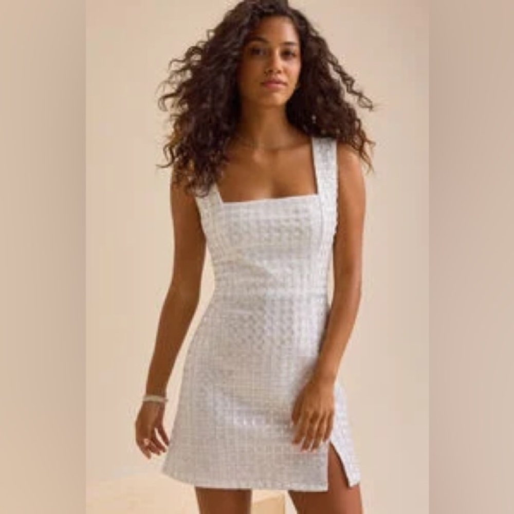 NWT Altar’d State Beaded And‎ Pearl Embellished Mini Dress